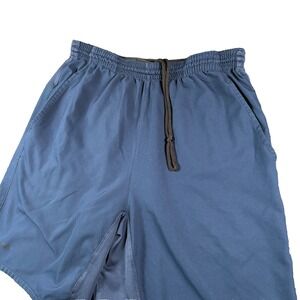 Nike Team Shorts Men S Navy Blue Embroidered Swoosh Logo Pockets